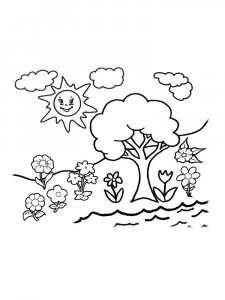 Summer coloring page 24 - Free printable