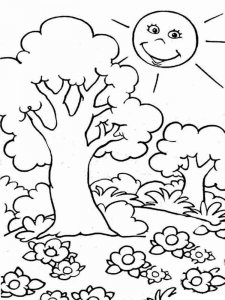 Summer coloring page 6 - Free printable