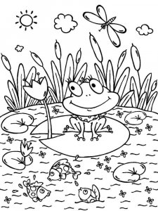 Swamp coloring page 10 - Free printable