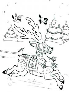 Winter coloring page 11 - Free printable