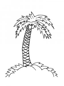 Palm coloring page 13 - Free printable