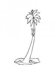 Palm coloring page 17 - Free printable