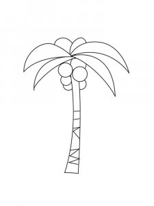 Palm coloring page 20 - Free printable