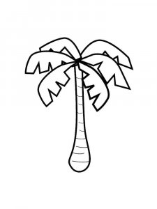 Palm coloring page 23 - Free printable