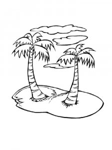 Palm coloring page 26 - Free printable