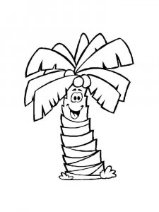 Palm coloring page 32 - Free printable