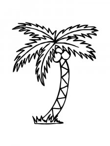 Palm coloring page 33 - Free printable