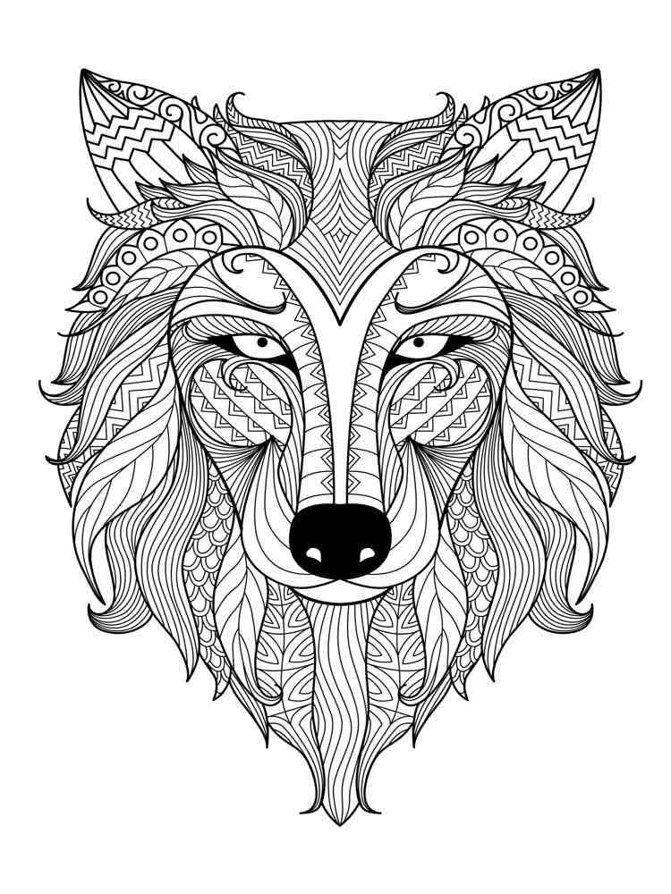 coloring pages for adults animals