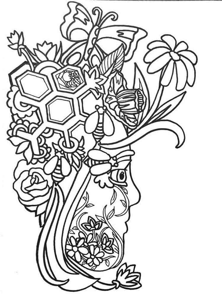 Adult Coloring Therapy Coloring Pages