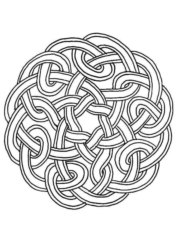 Celtic Knot Coloring Pages For Adults