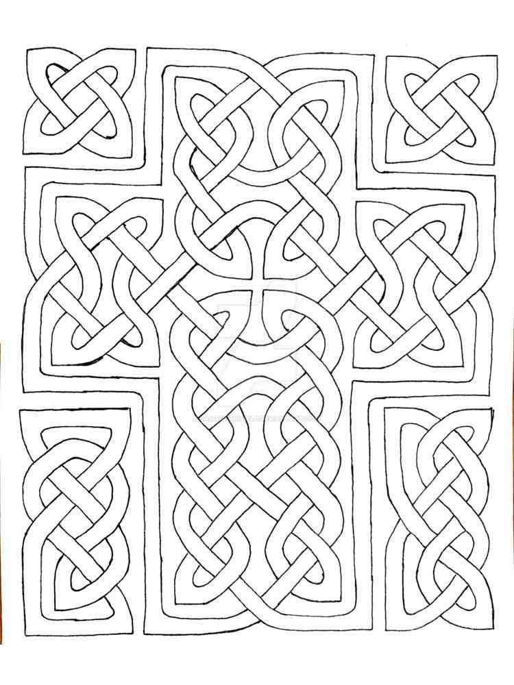 Download Celtic Knot coloring pages for adults. Free Printable ...