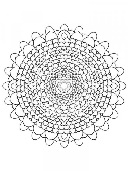 Chakra Mandalas coloring pages for adult