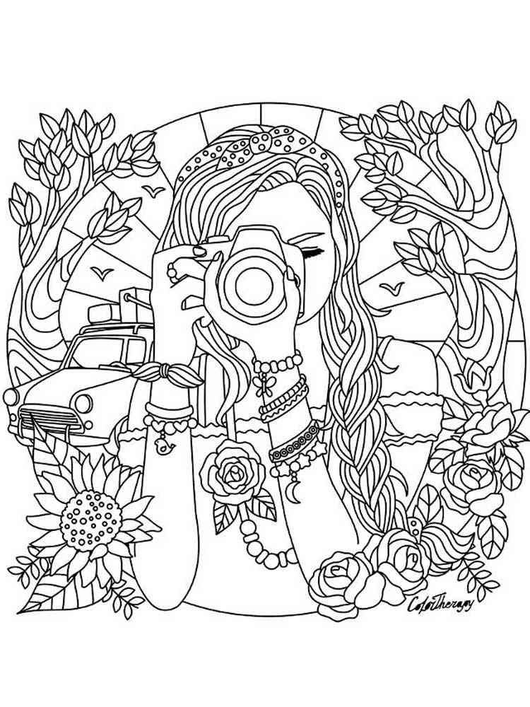 printable coloring pages for teens