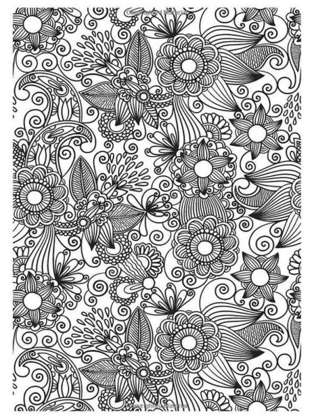 Detailed coloring pages for adults