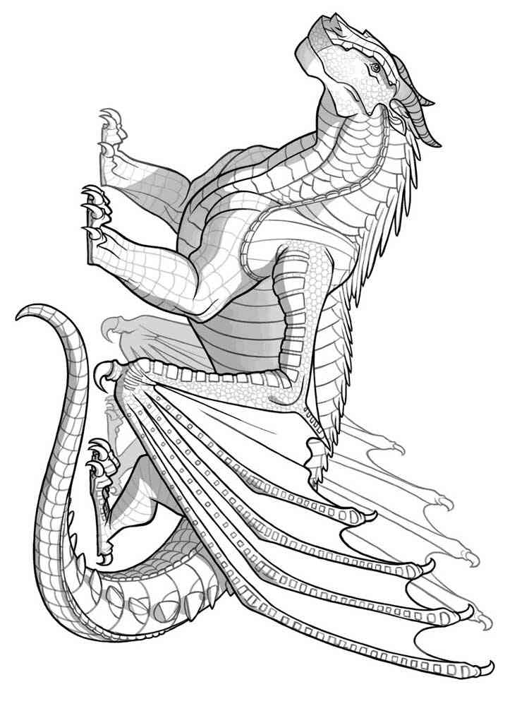 Free Dragon coloring pages for Adults. Printable to Download Dragon