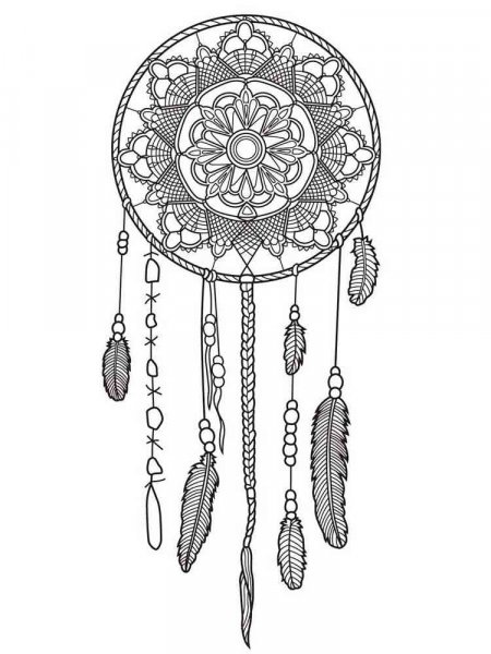 Dream Catcher coloring pages