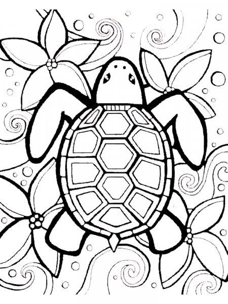 Easy coloring pages for Adults