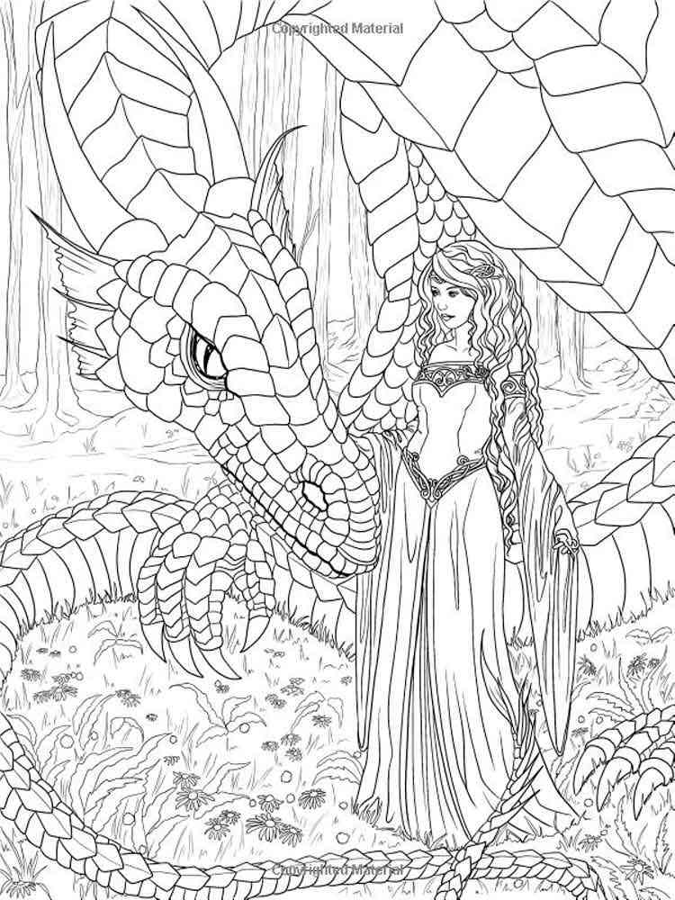 Fantasy coloring pages. Free Printable Fantasy coloring pages.