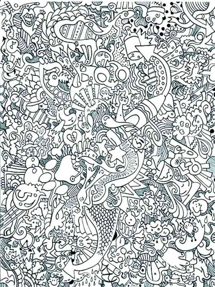 adult hard coloring pages