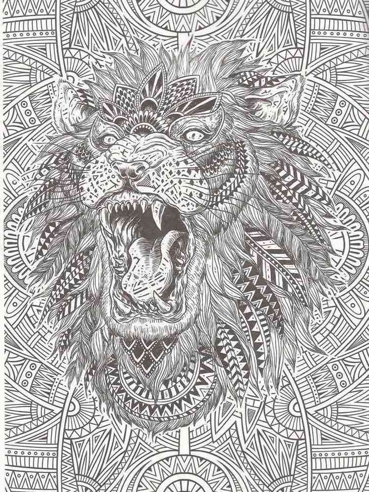 Intricate coloring pages for adults. Free Printable Intricate coloring