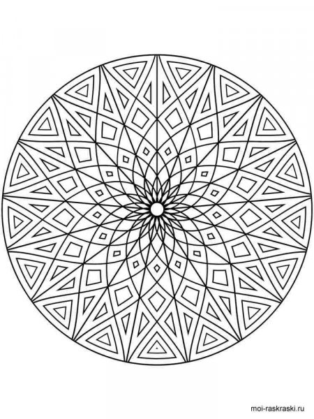 Mandala coloring pages for adults