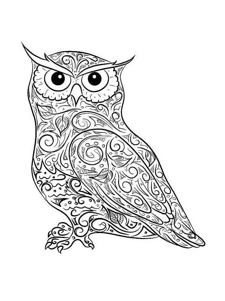 Featured image of post Printable Owl Coloring Pages For Adults / Many more owl coloring pages here!