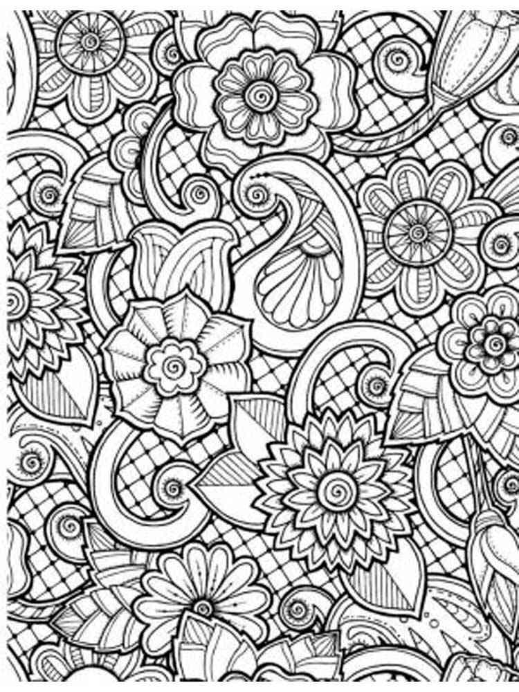 free pattern design coloring pages