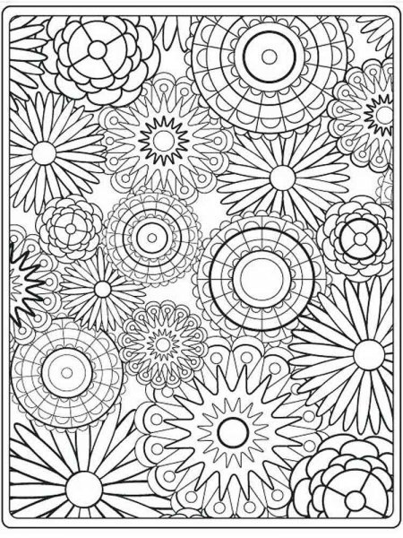 Pattern coloring pages for Adults