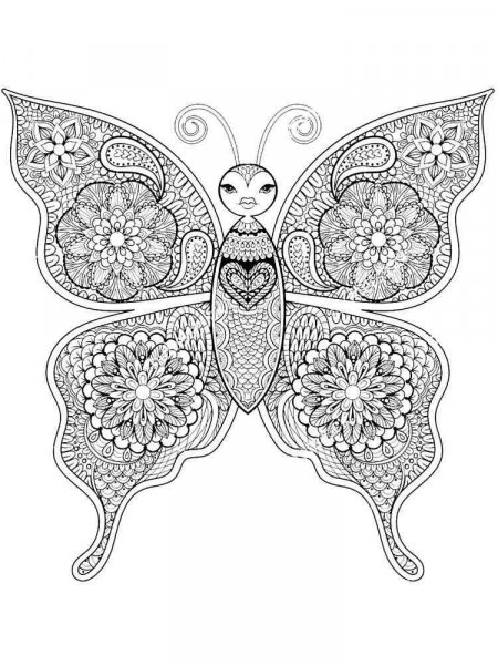 Stress coloring pages for adults