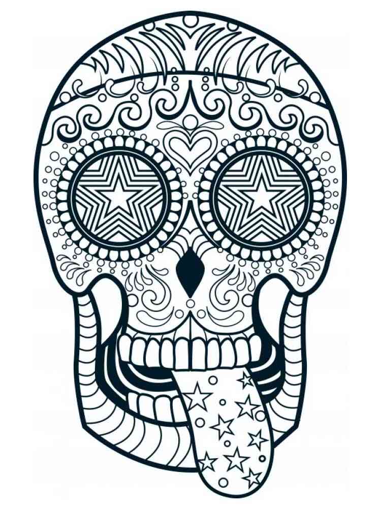 Printable Skull Coloring Pages Www Tuningintomom Com