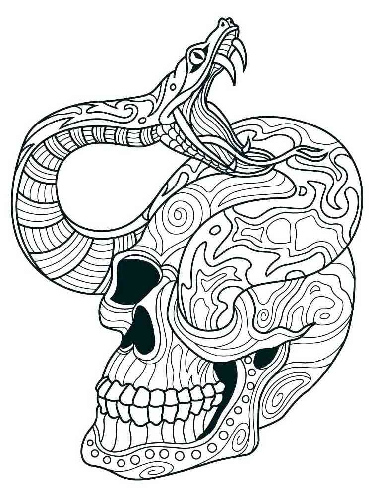 Download Free Sugar Skull coloring pages for Adults. Printable to ...