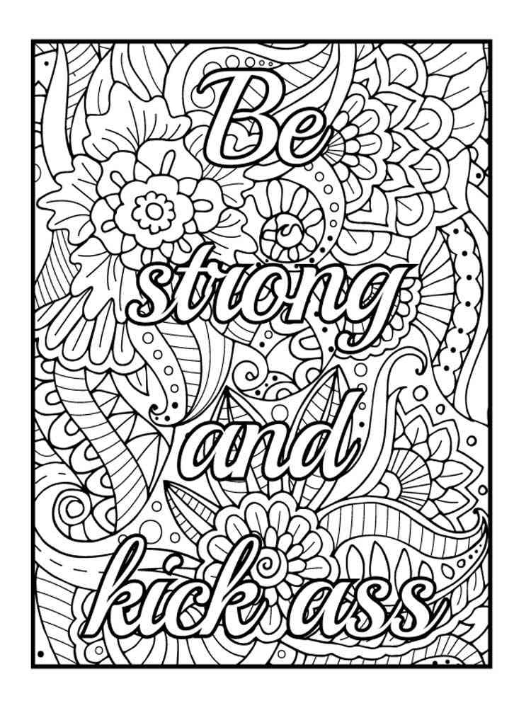 Printable Swear Word Coloring Pages Printable World Holiday