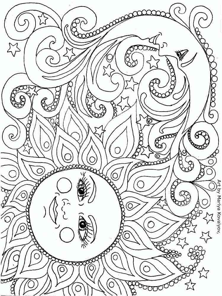 Therapy coloring pages for adults. Free Printable Therapy coloring pages.