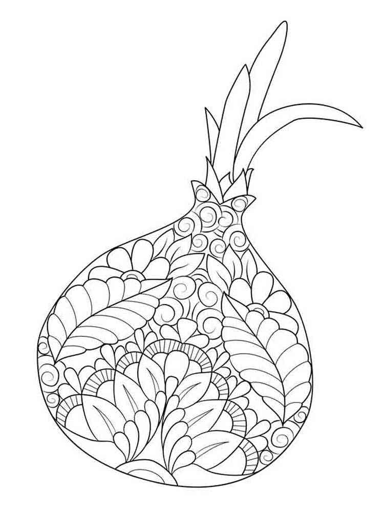 Download Free Vegetables coloring pages for Adults. Printable to ...