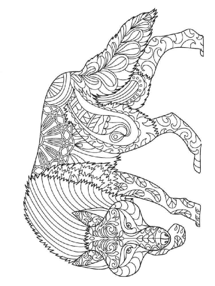 Free Wolf coloring pages for Adults. Printable to Download Wolf