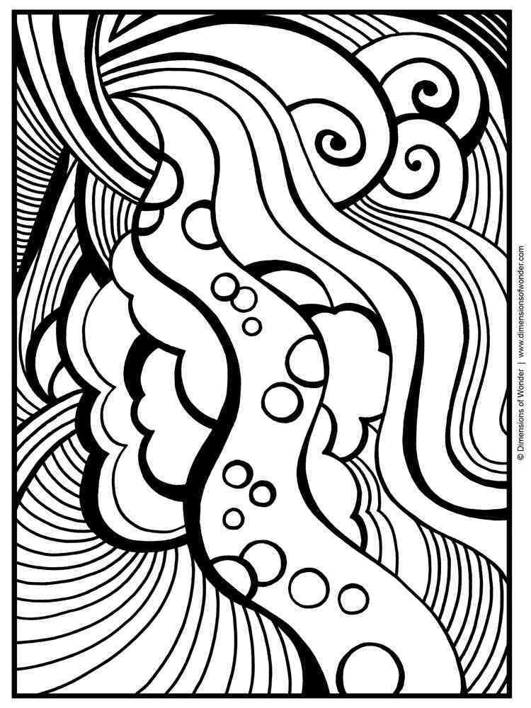 Download Free Abstract coloring pages for Adults. Printable to ...