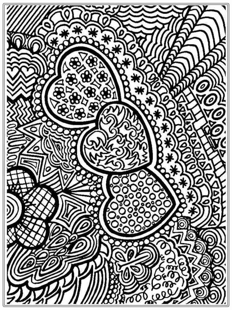 abstract adult coloring for page colouring sheets