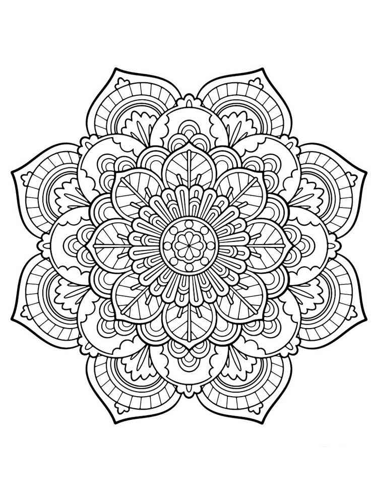 Anti-Stress coloring pages for adults. Free Printable Anti ...