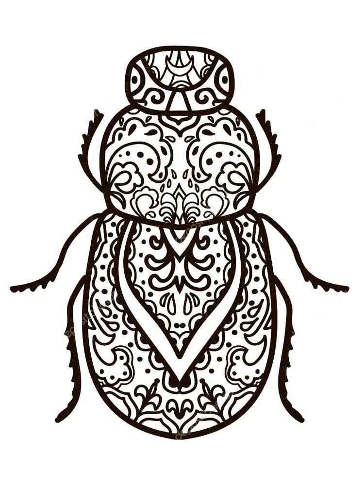 Free Insect coloring pages for Adults. Printable to ...