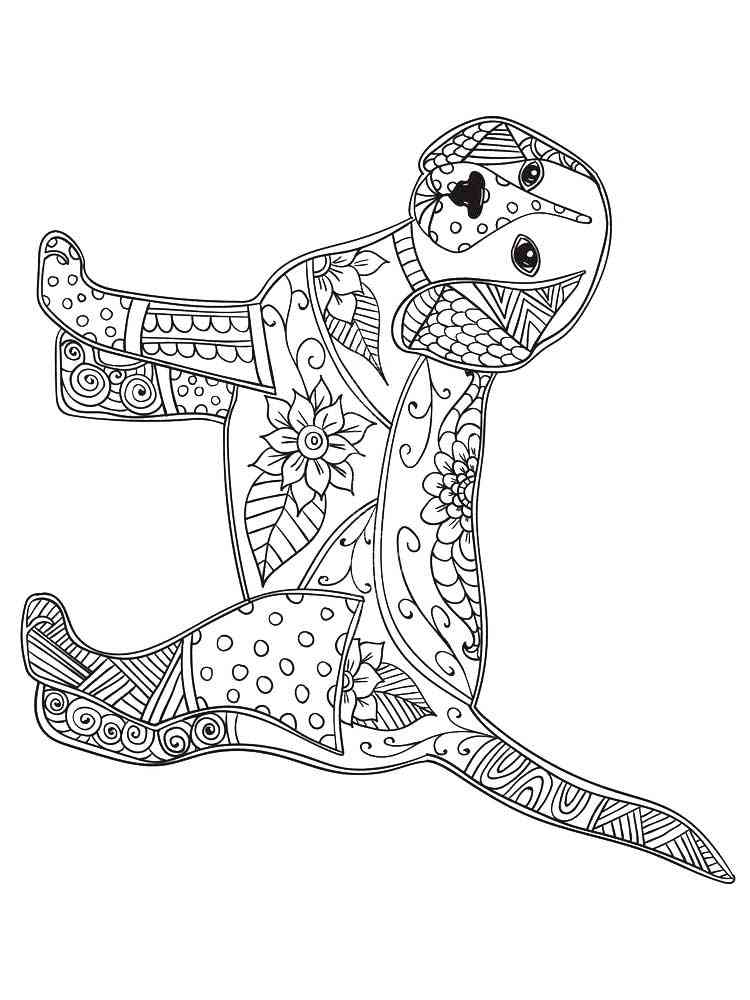 Free Puppy coloring pages for Adults. Printable to Download Puppy