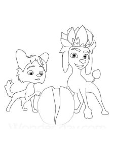 100% Wolf coloring page 7 - Free printable