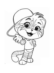 44 Cats coloring page 12 - Free printable