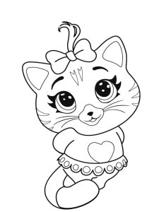 44 Cats coloring page 13 - Free printable