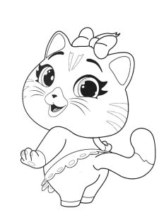 44 Cats coloring page 19 - Free printable