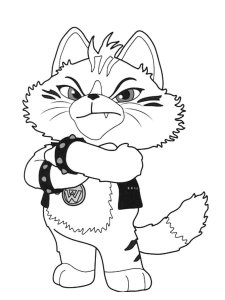 44 Cats coloring page 24 - Free printable