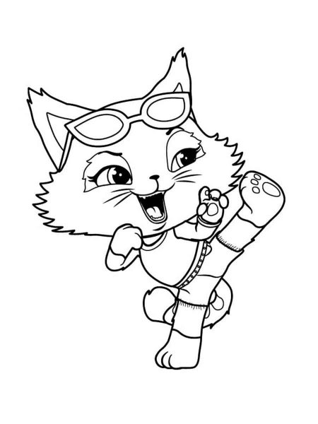 44 Cats coloring pages