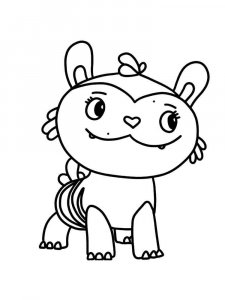 Abby Hatcher coloring page 3 - Free printable