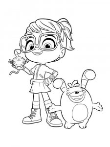 Abby Hatcher coloring page 4 - Free printable