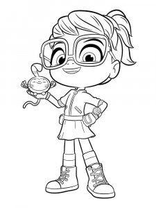 Abby Hatcher coloring page 5 - Free printable