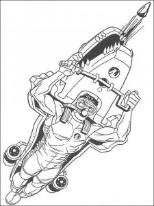 Action Man coloring page 2 - Free printable